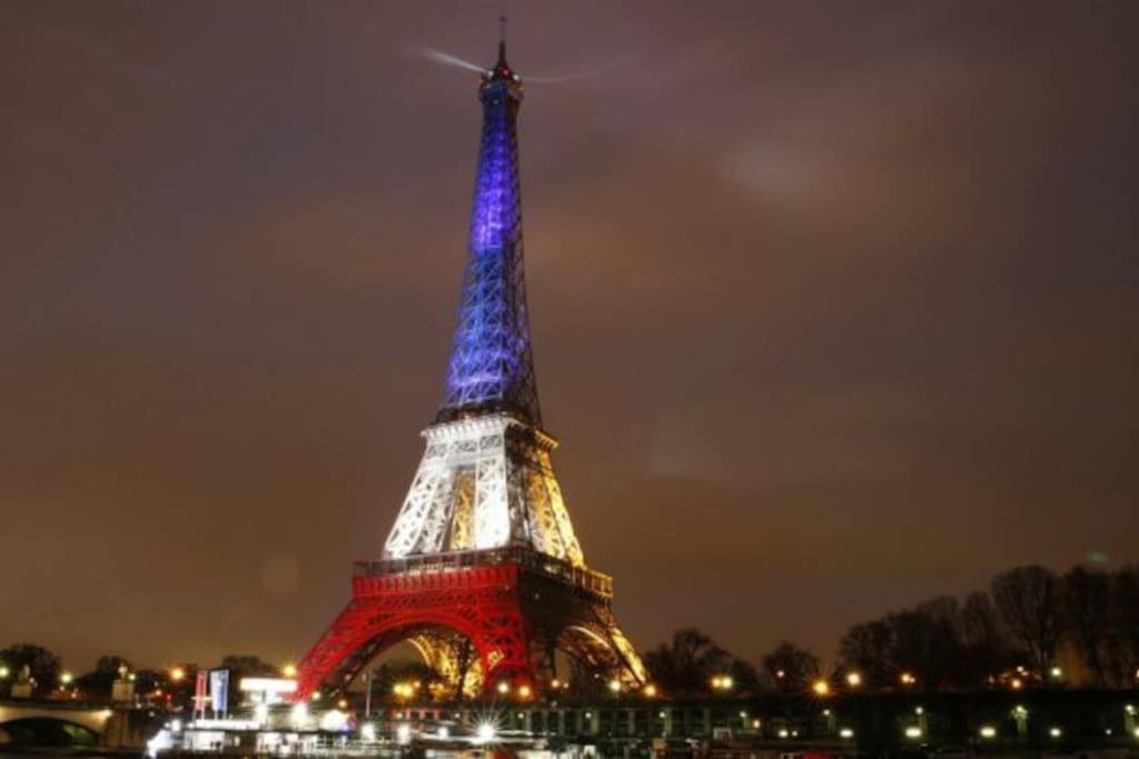 Studio Chic Paris Tour Eiffel Near Eiffel Tower 7Th Floor Luaran gambar