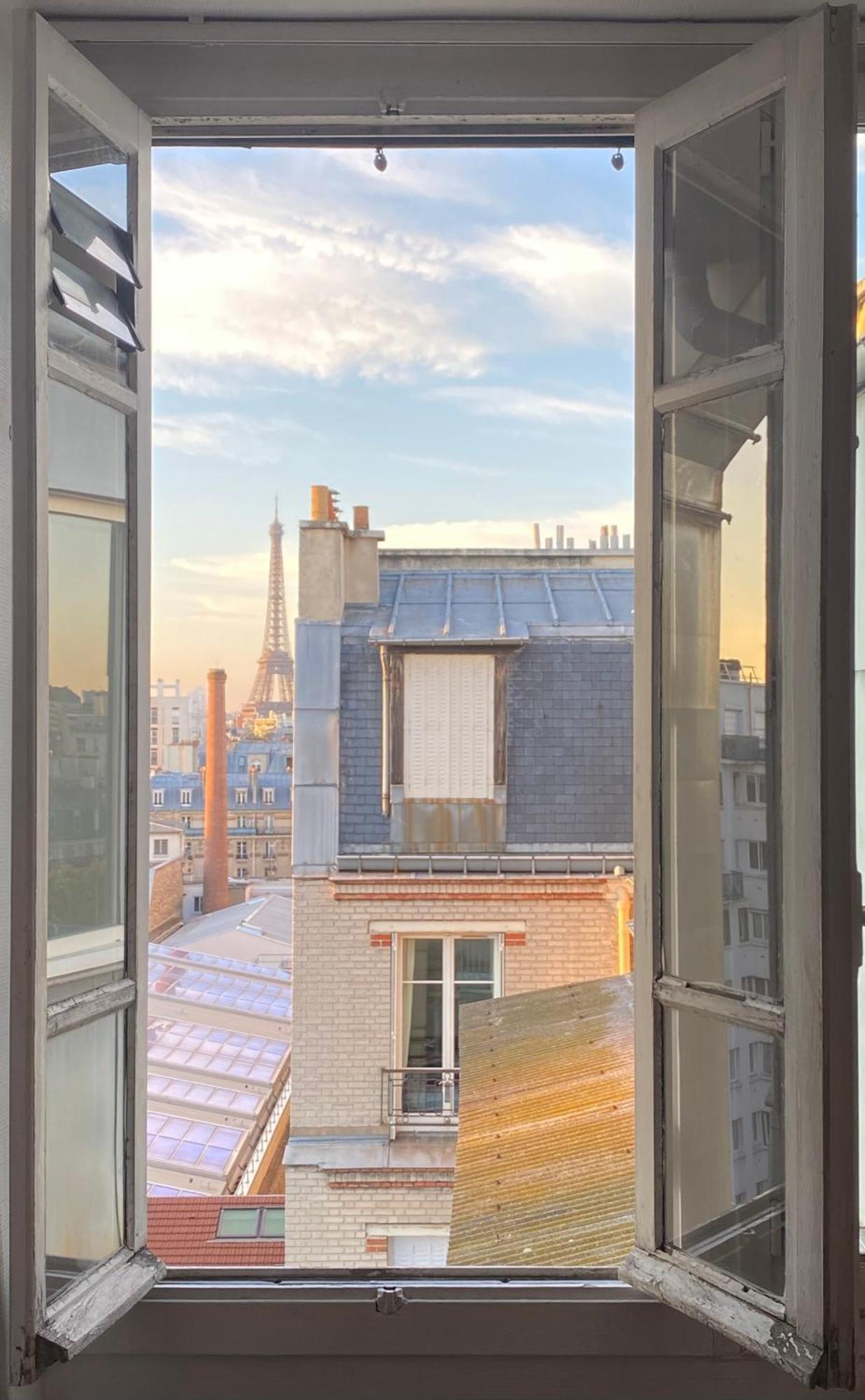 Studio Chic Paris Tour Eiffel Near Eiffel Tower 7Th Floor Luaran gambar