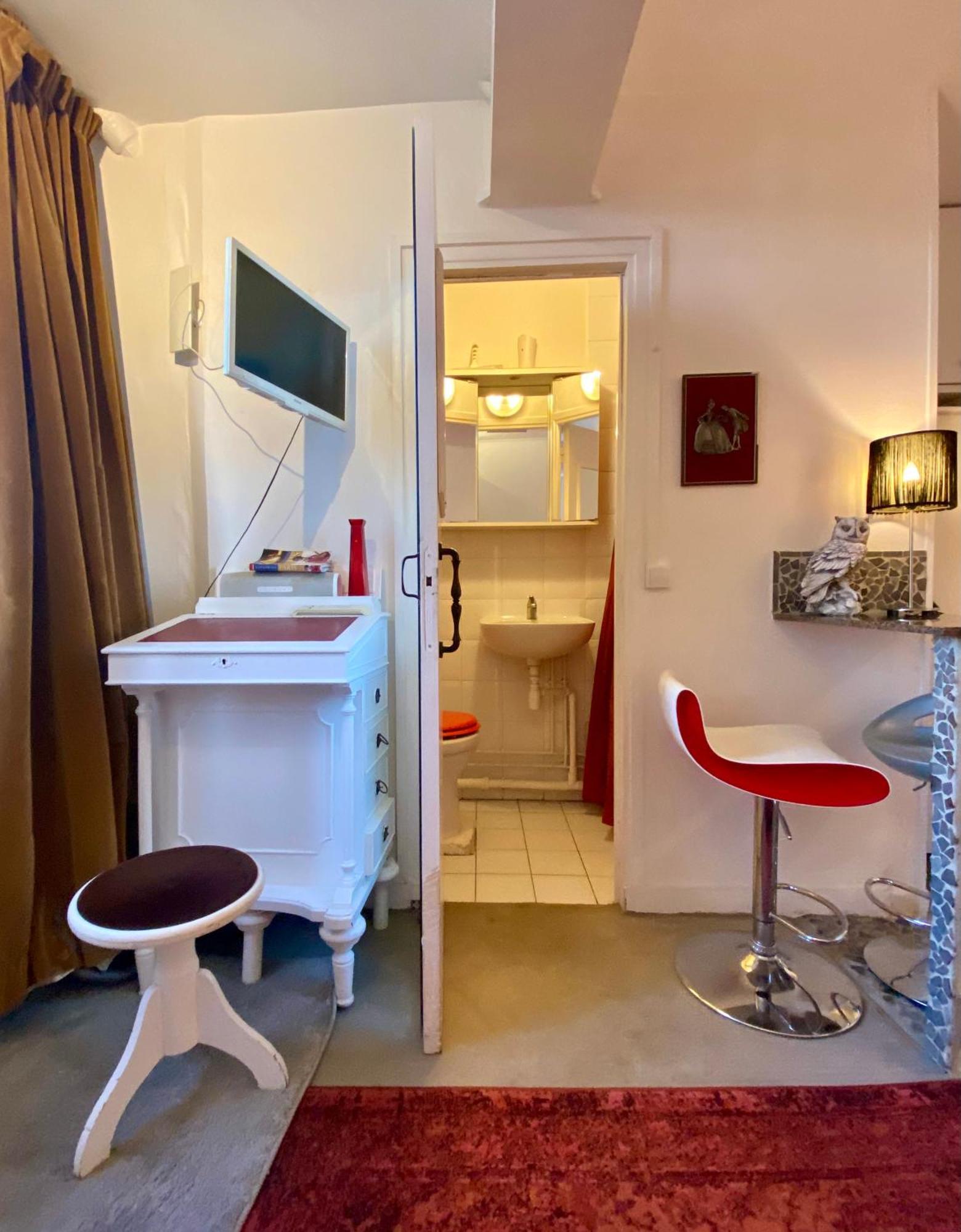 Studio Chic Paris Tour Eiffel Near Eiffel Tower 7Th Floor Luaran gambar
